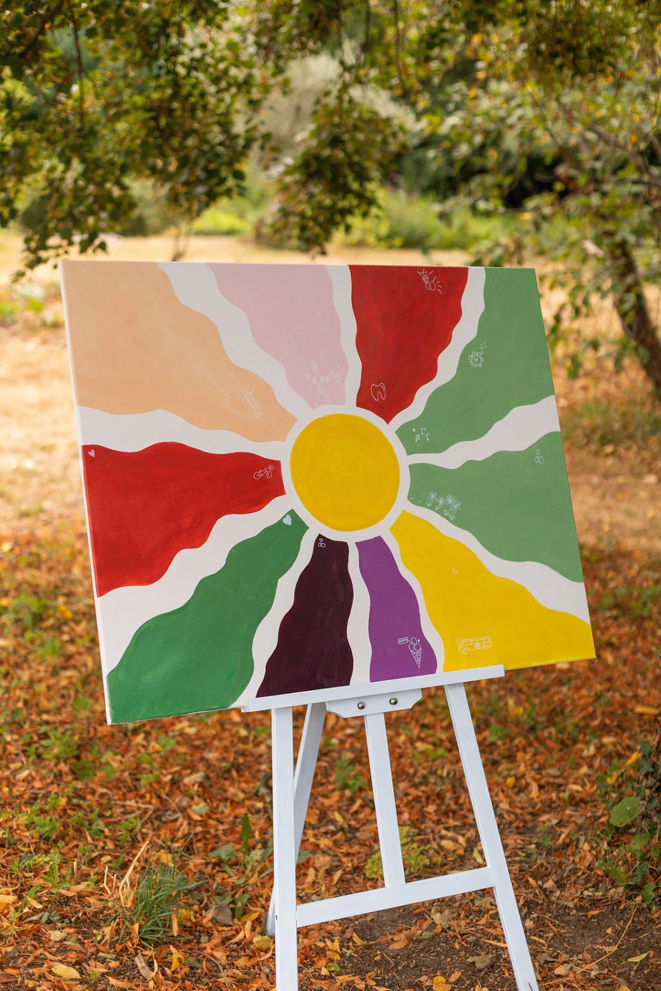 Peinture collaborative mariage
